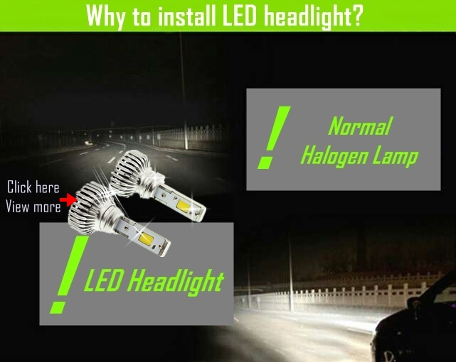 Better than xenon HID !!! New Generation LED Headlight,Bright Future